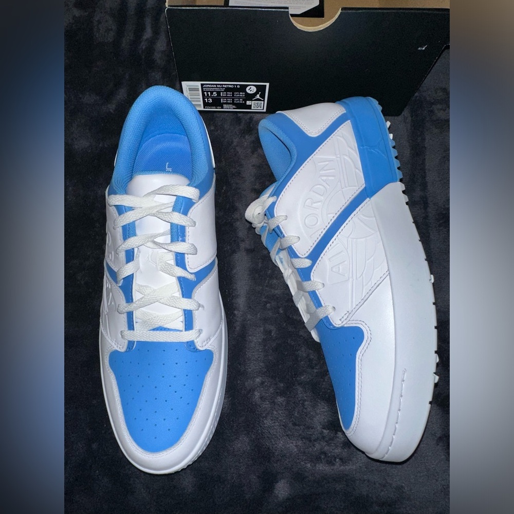 Nike Jordan NU Retro 1 Golf White University Blue Men’s Size 11.5 FZ4153-101